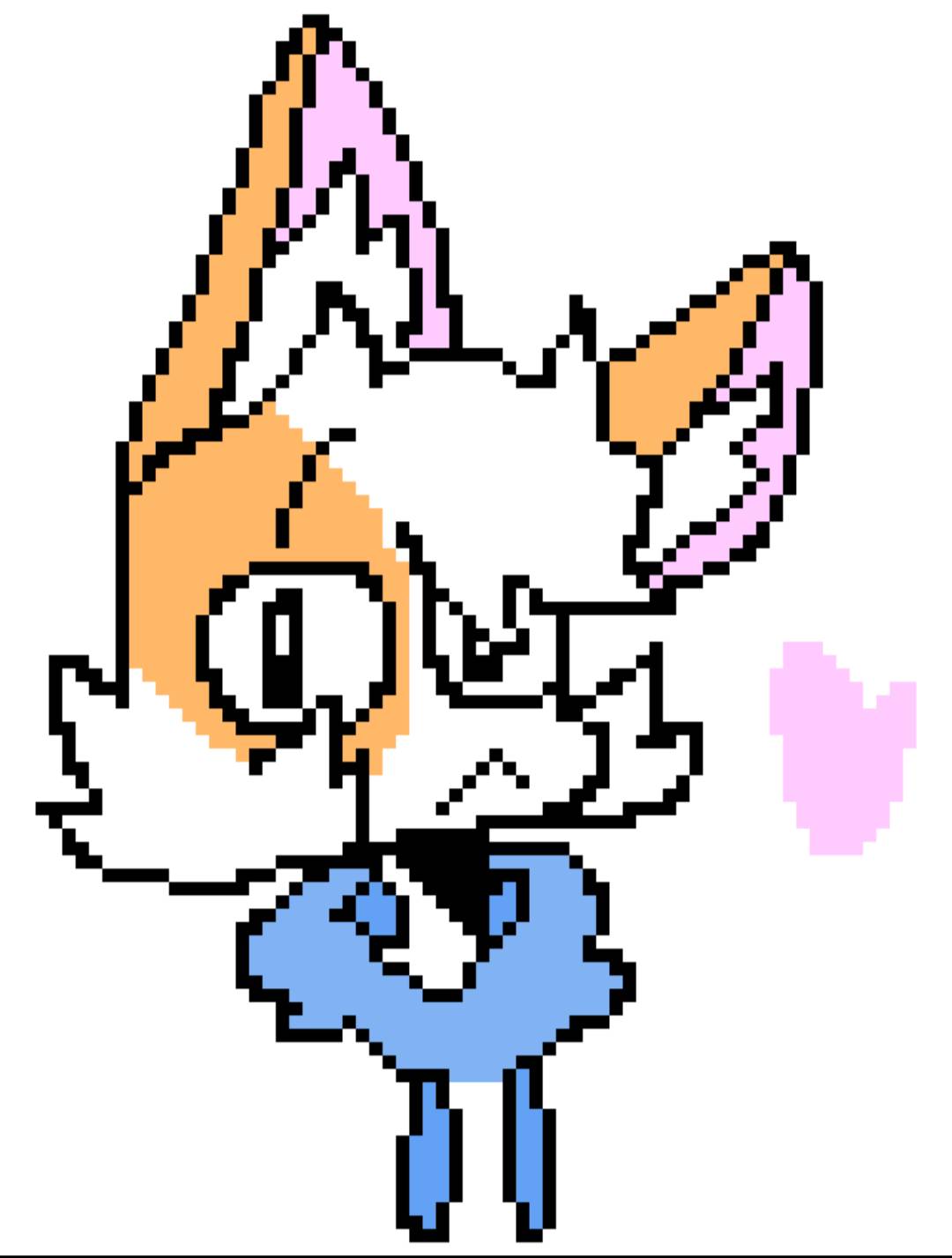 Fursona pixel art