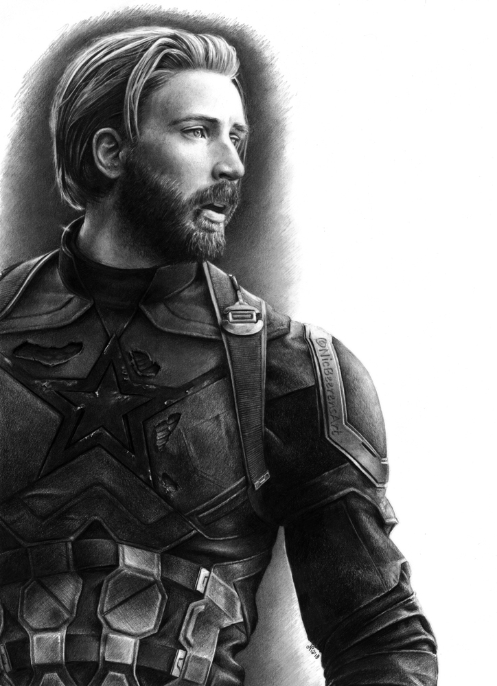 CAPTAIN AMERICA (PENCIL DRAWING)