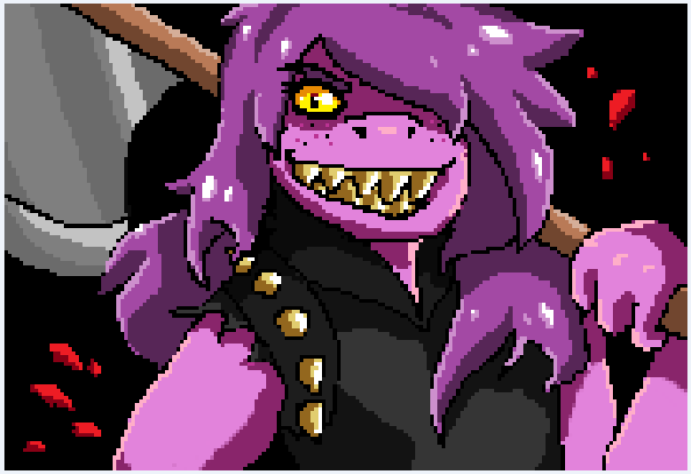 Susie Pixel Art (deltarune)