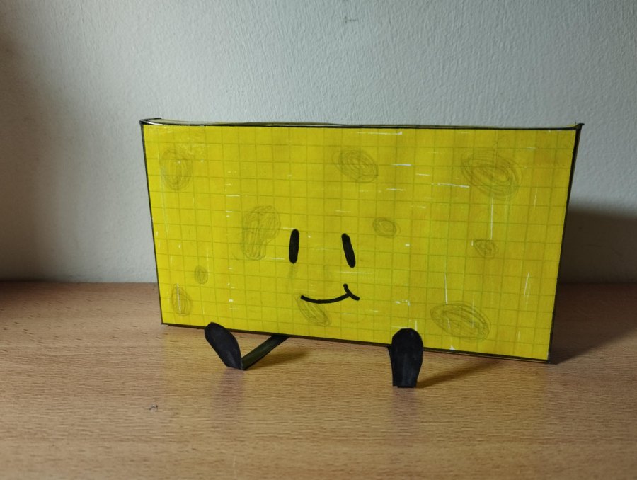 Spongy and Mecha Suit Pin(BFDIA) out of paper