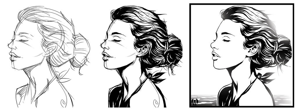 Drawing process image