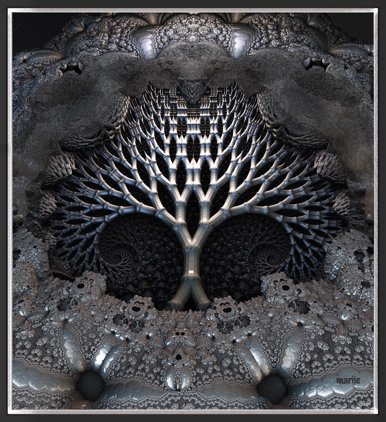 Silver tree of life ...