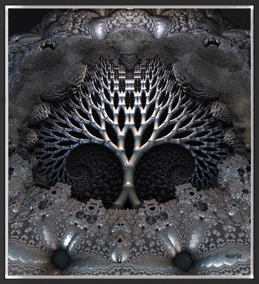 Silver tree of life ...