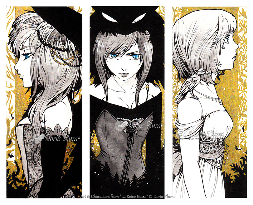 :Inktober: Fate, Struggle and Wish